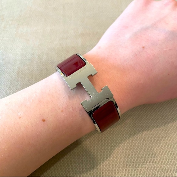 ❤️Hermes❤️ Clic Clac H Bracelet Wide - Picture 1 of 8